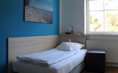 Einzelzimmer im Hotel Alte Fischereischule